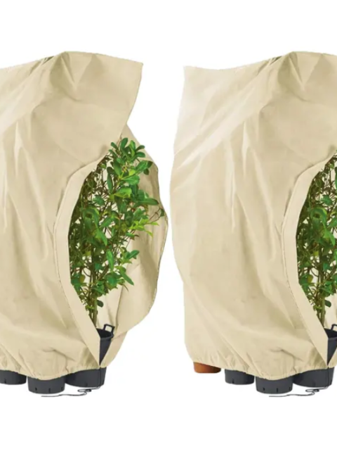 Plant Fleece Frost Protection 2.4 x 2 m, 2 Pack, 80 gsm Breathable